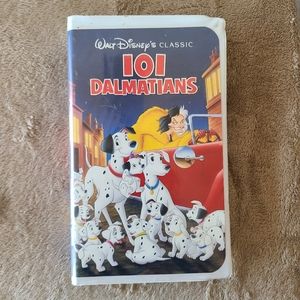 The Classics Black Diamond Walt Disney 101 Dalmatians VHS Tape